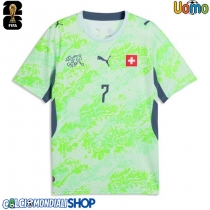 Maglie da calcio Svizzera Breel Embolo #7 Seconda Maglia Mondiali 2026  Manica Corta